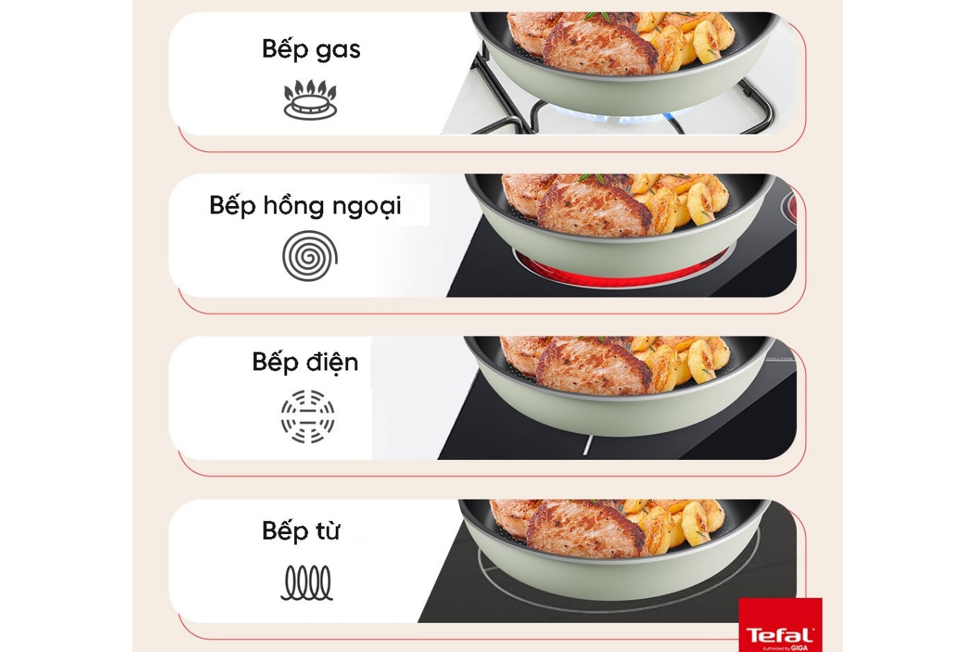 Chảo chiên Tefal So Matcha 20cm (G1790295)