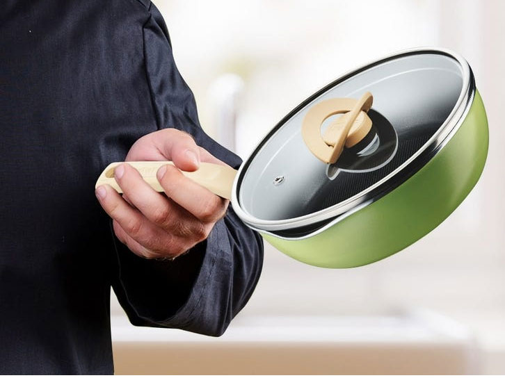 Chảo nồi có nắp Tefal đa năng 3 trong 1 G1652524 xanh bơ