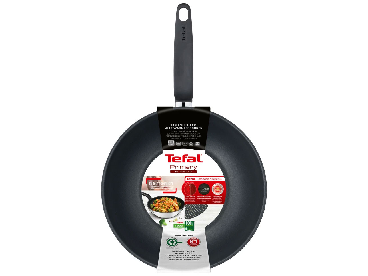 Chảo xào inox chống dính  Tefal Primary 28cm (E3091904)