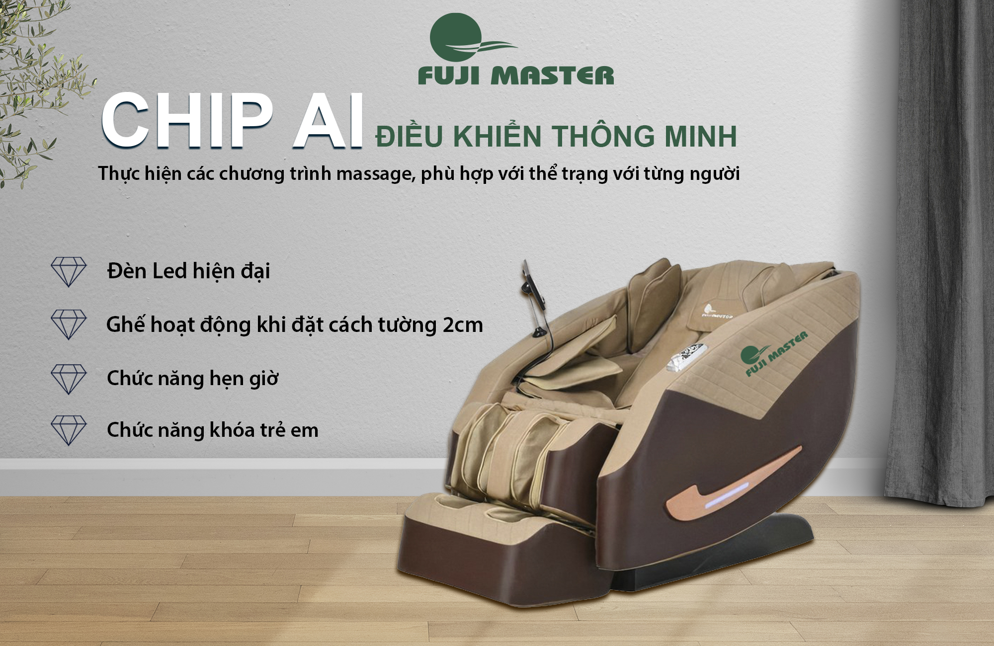 Ghế Massage toàn thân Fuji Master FJM-2164