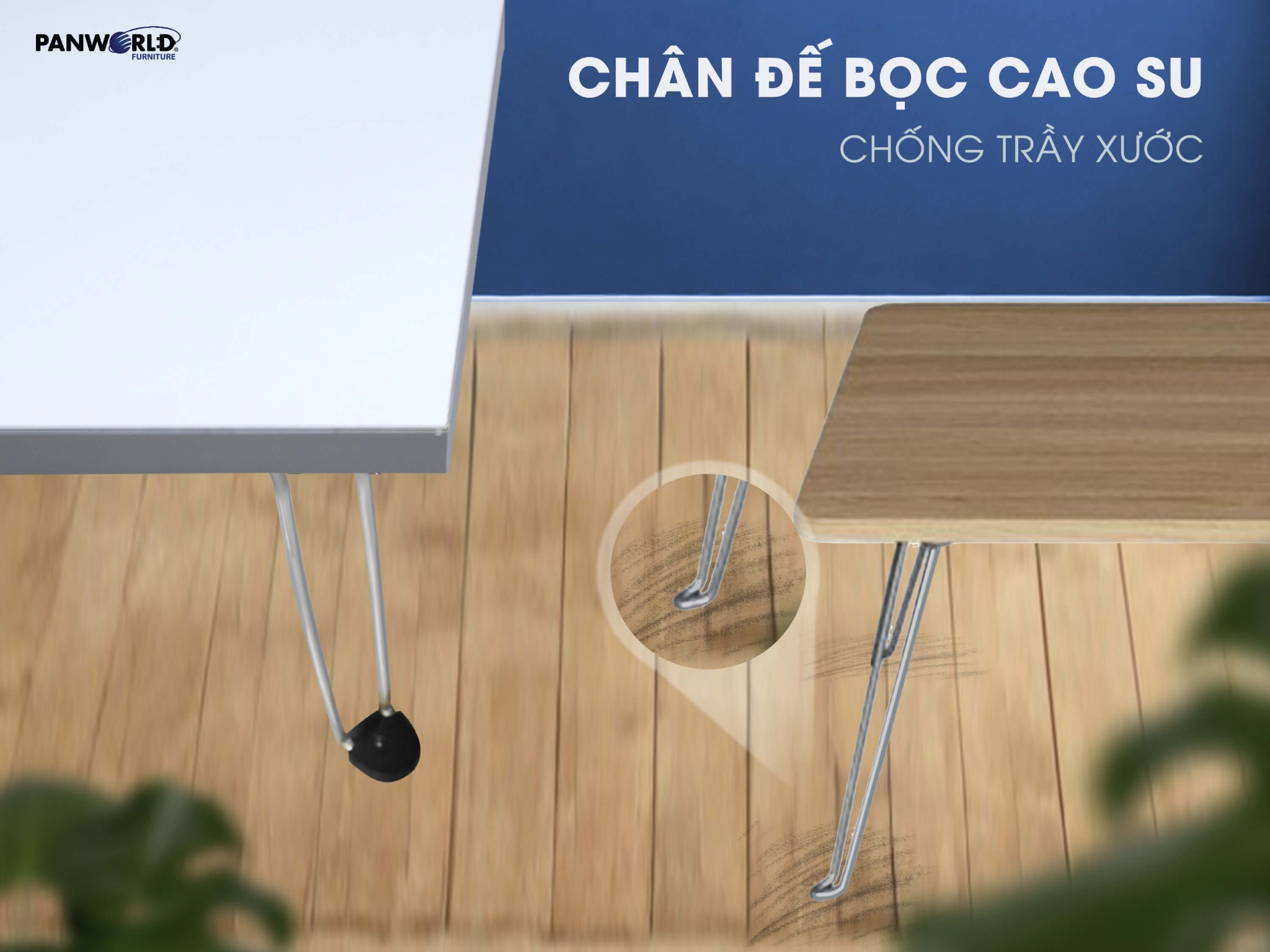 BÀN GỖ CHỮ NHẬT GẤP GỌN NGỒI BỆT PW-86CN