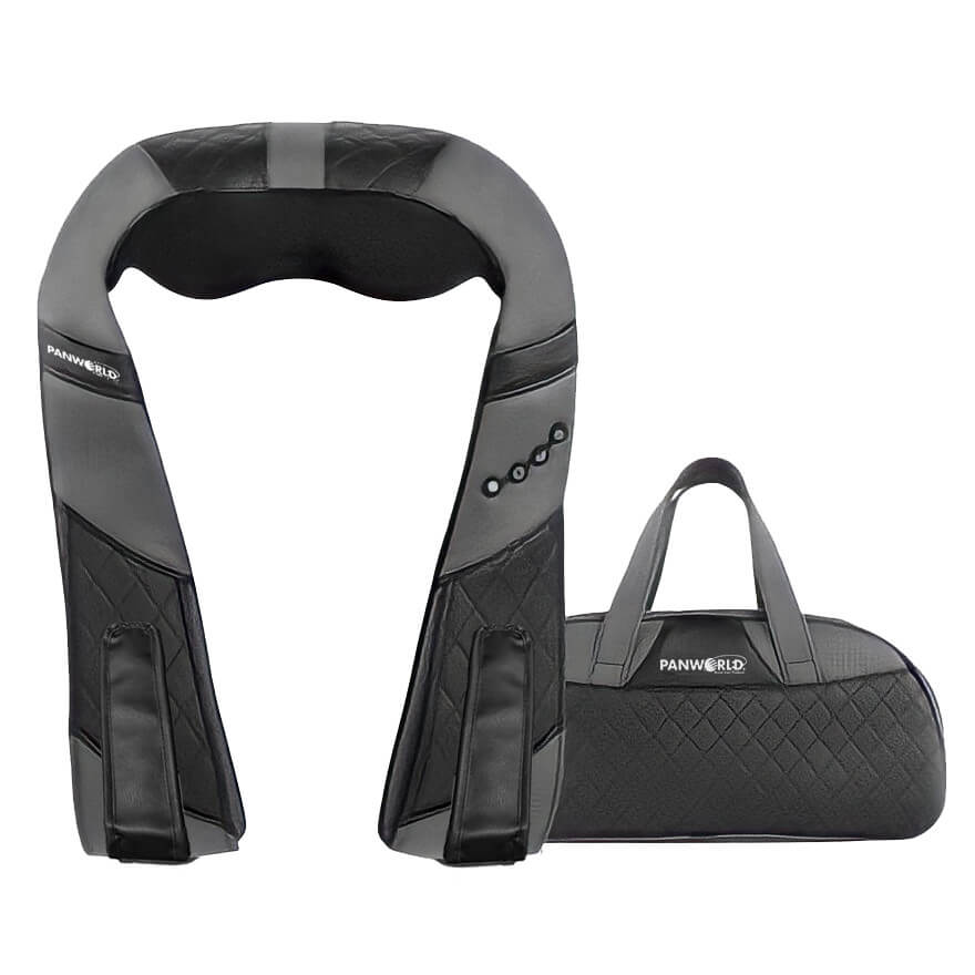 Đai Massage Toàn Thân Cổ Vai Gáy Có Nhiệt Hồng Ngoại Chất Liệu Da Cao Cấp  Panworld Thái Lan PW-1822 (Lỗi Da Nhẹ)