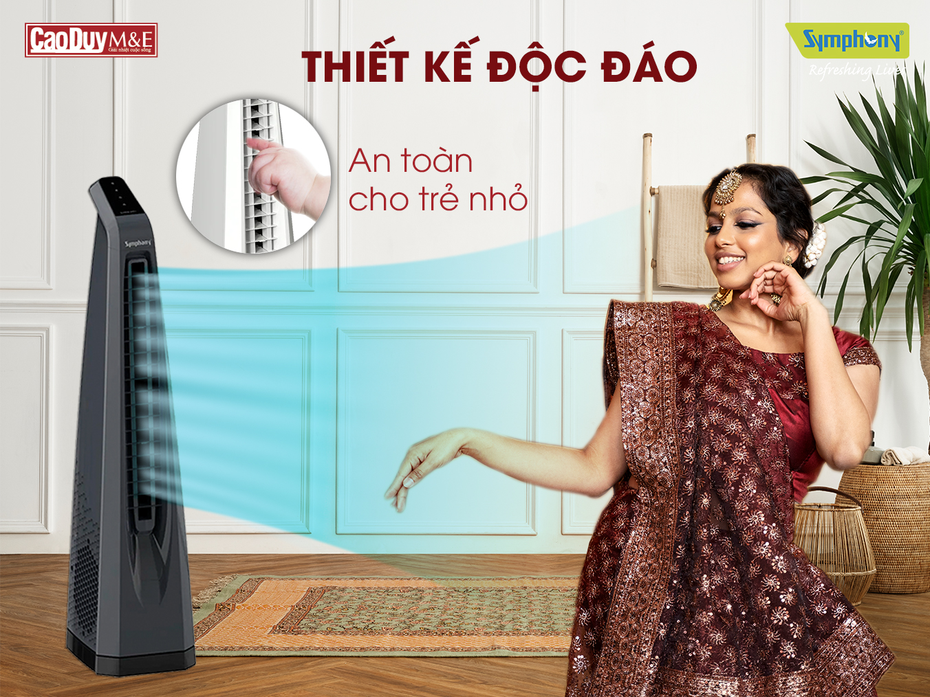 Quạt tháp cao cấp SYMPHONY SPN-23i