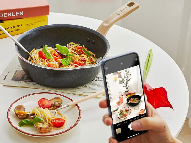 Chảo nồi có nắp Tefal đa năng 3 trong 1 G1662524 đen