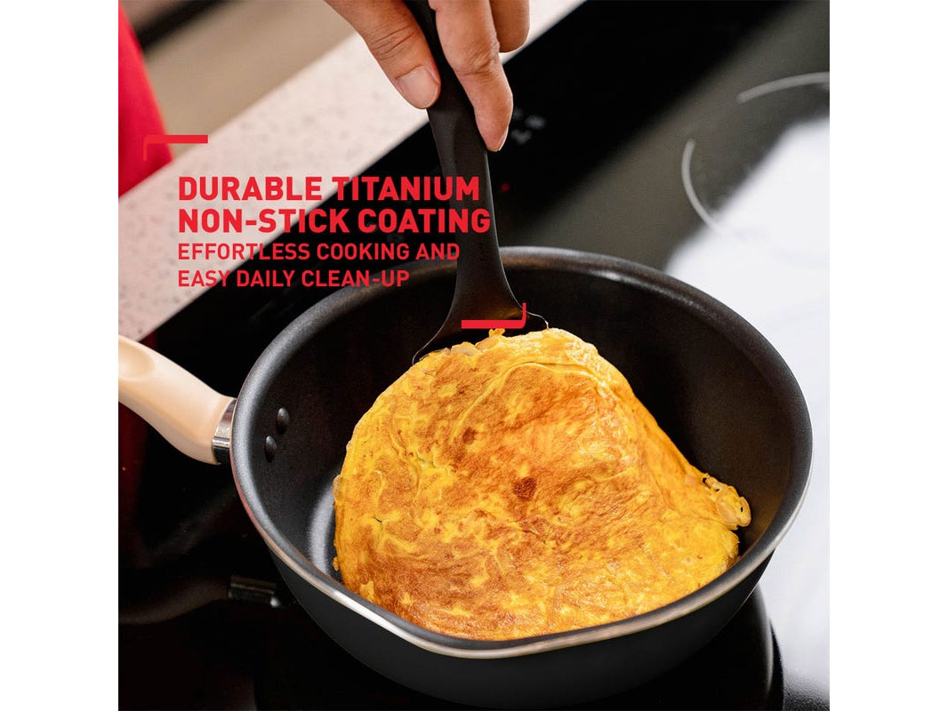 Chảo nồi có nắp Tefal đa năng 3 trong 1 G1662524 đen