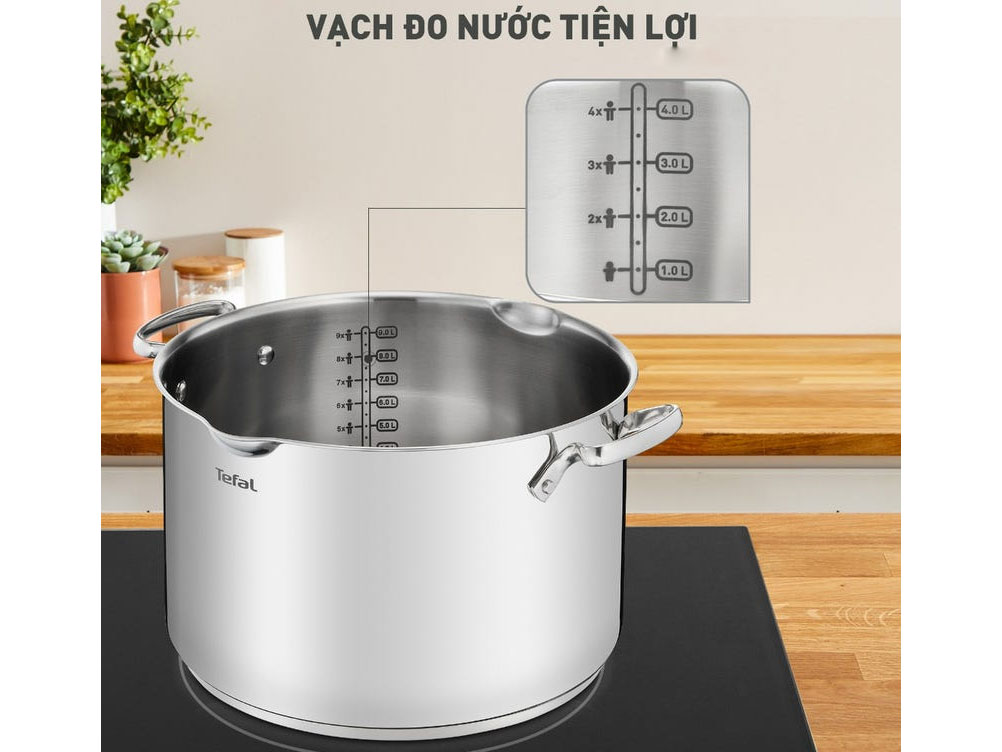 Nồi inox thân cao Tefal Duetto Plus 22cm (G7197955)