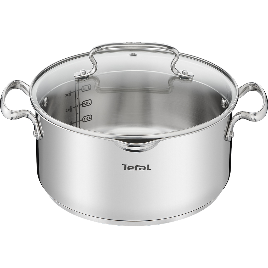 Bộ 3 nồi inox Tefal Duetto Plus 16/20/24 (G719S674)