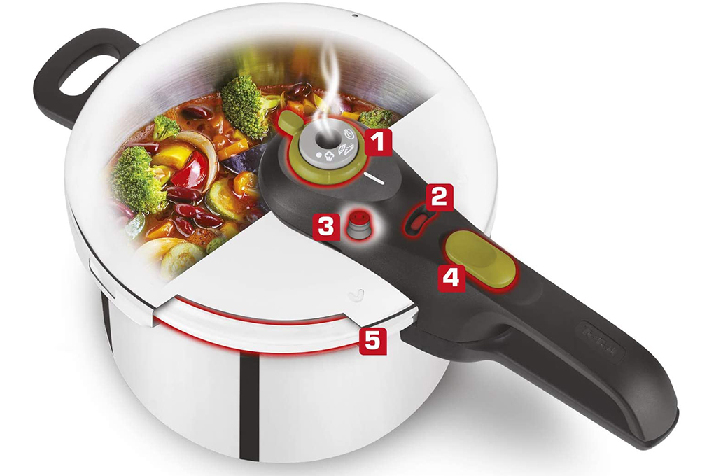 Nồi áp suất cơ inox Tefal Secure 5 Neo 4L P2534237