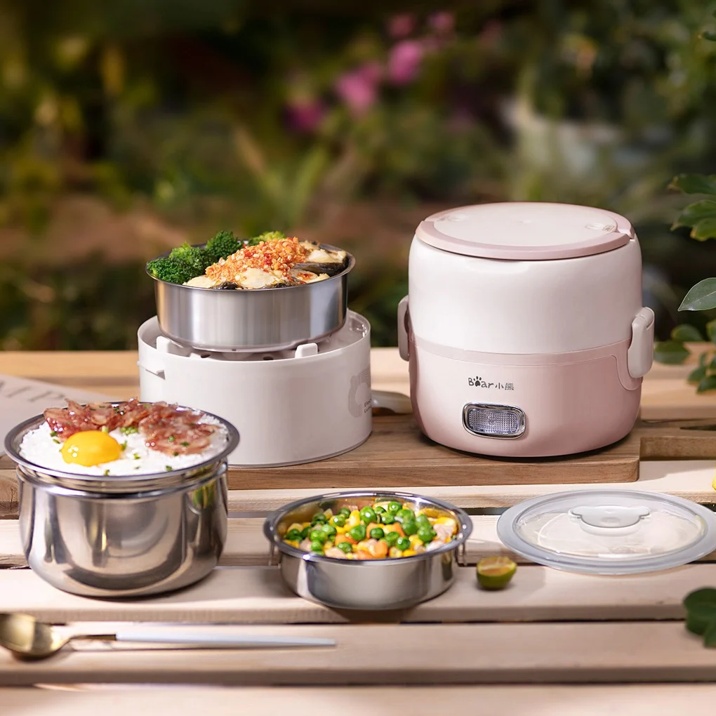 Hộp cơm điện 3 tầng Bear DFH-B20S6