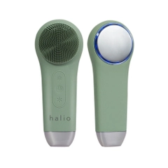 Máy rửa mặt massage tích hợp liệu pháp ánh sáng và nhiệt Halio 5 in 1 - Sage Green