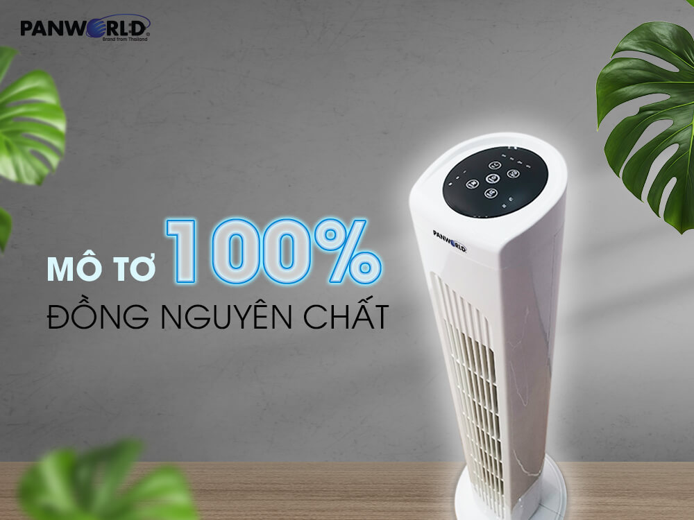 Quạt Tháp Không Cánh Cao Cấp Panworld Eco Chill PW-2224