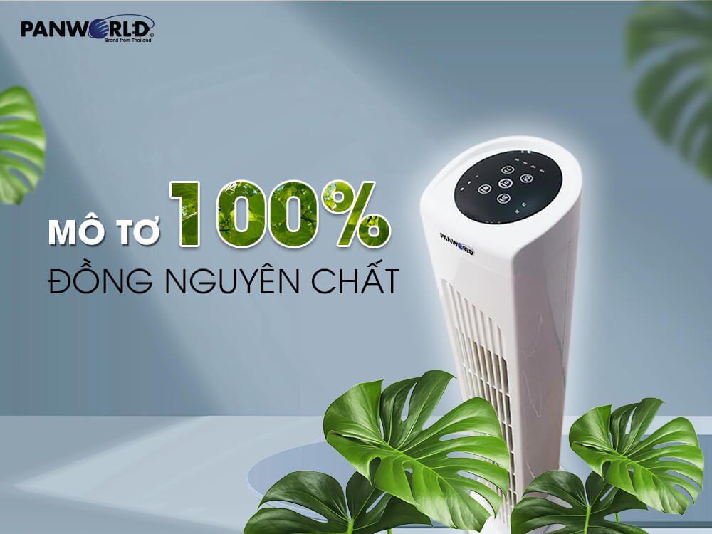 Quạt Tháp Không Cánh Cao Cấp Eco Chill Panworld PW-2213