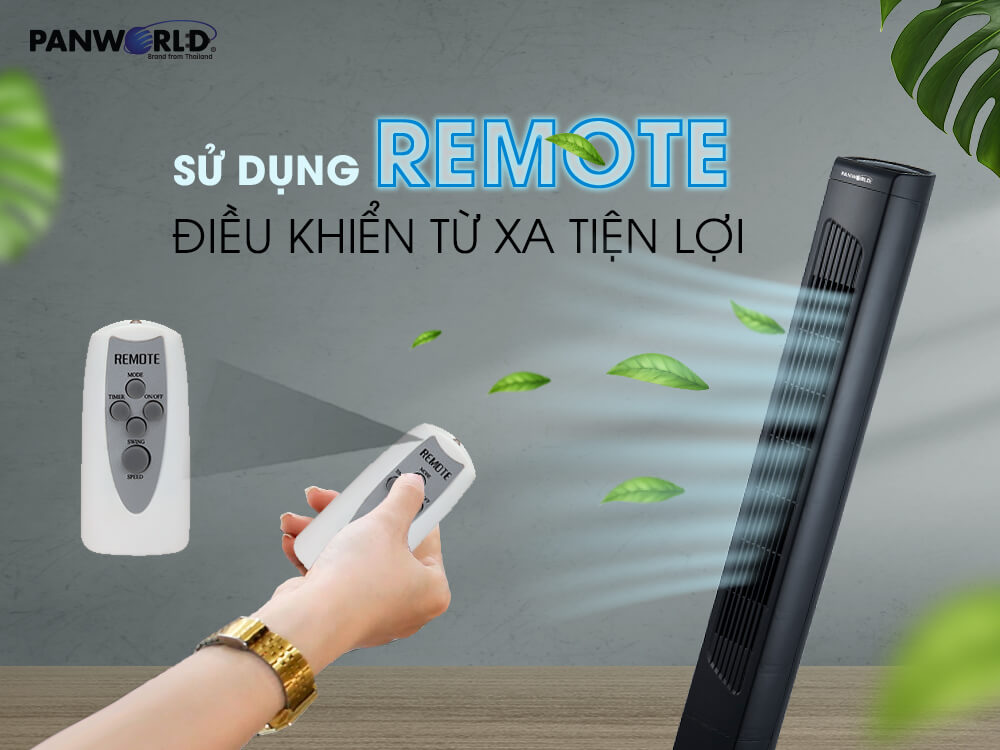 Quạt Tháp Không Cánh Cao Cấp Panworld Eco Chill PW-2224