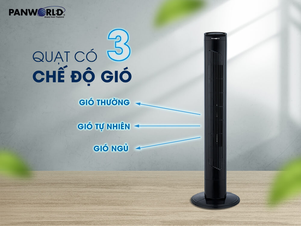 Quạt Tháp Không Cánh Cao Cấp Panworld Eco Chill PW-2224
