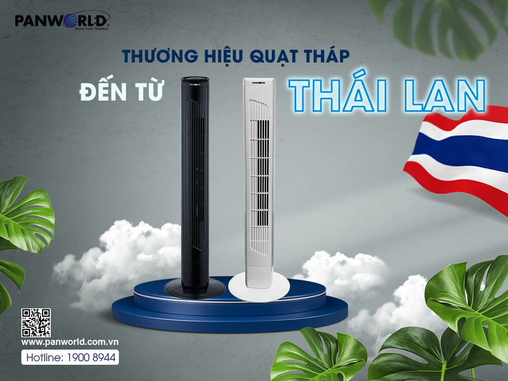 Quạt Tháp Không Cánh Cao Cấp Panworld Eco Chill PW-2224