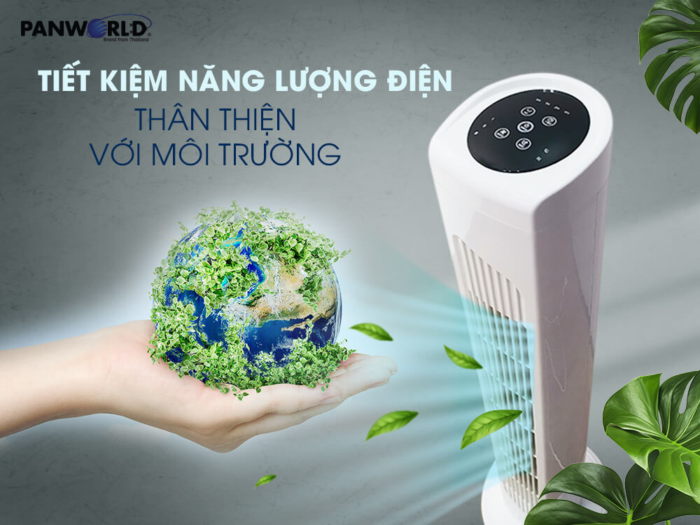 Quạt Tháp Không Cánh Cao Cấp Panworld Eco Chill PW-2224