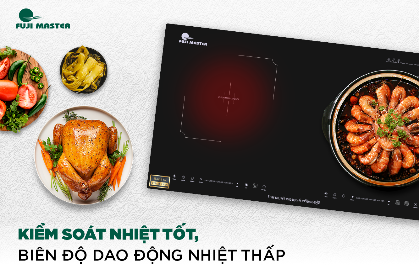 Bếp Đôi Từ – Hồng Ngoại Fuji Master FJM-2302
