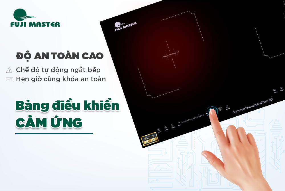 Bếp Đôi Từ – Hồng Ngoại Fuji Master FJM-2302