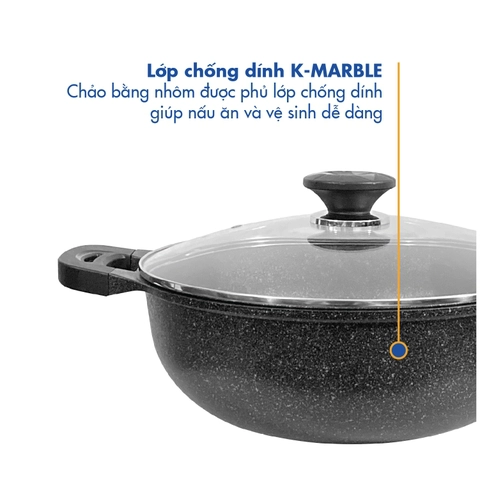 Chảo đá từ 2 quai xửng hấp đa năng KW-32MSI