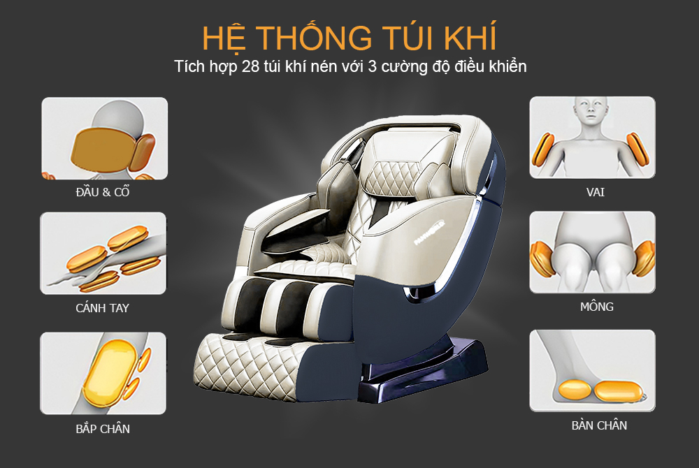 Ghế Massage Toàn Thân Panworld PW-5528