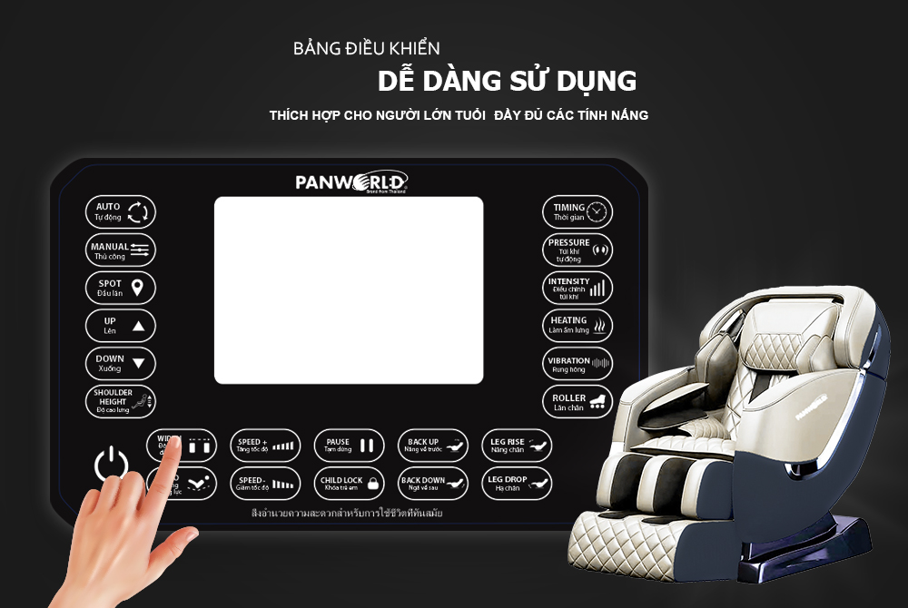 Ghế Massage Toàn Thân Panworld PW-5528