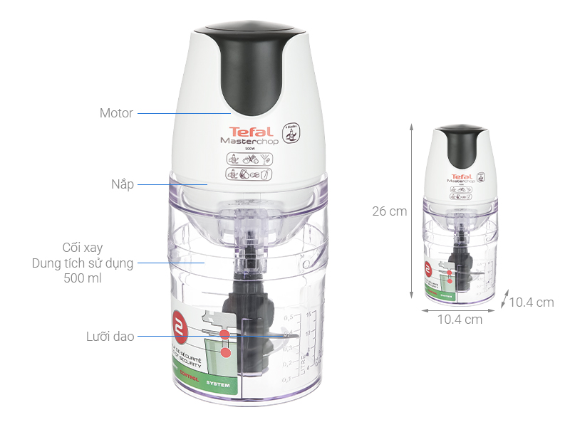 Máy xay thịt Tefal MB450B38 - Chính hãng