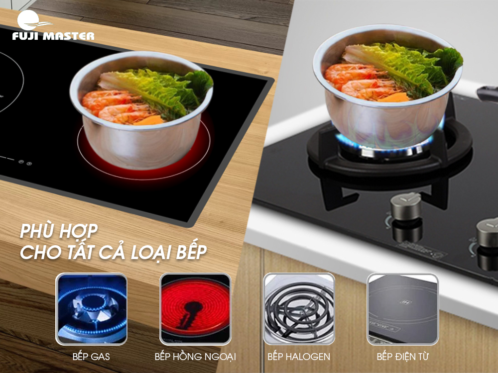 Bộ Nồi Inox Fuji Master FJM-1322