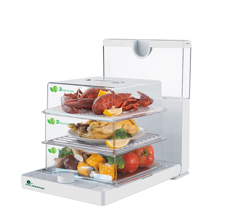 Máy hấp gấp gọn 3 tầng Fuji Master FJM-1602