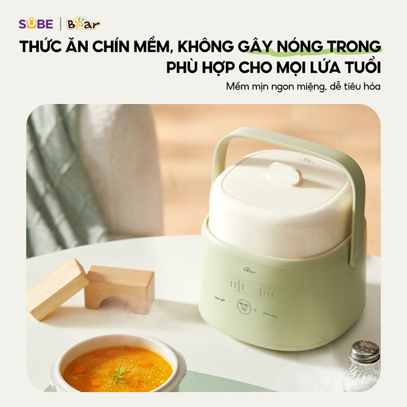 Nồi nấu chậm Bear SB-NNC10 (1 lít)