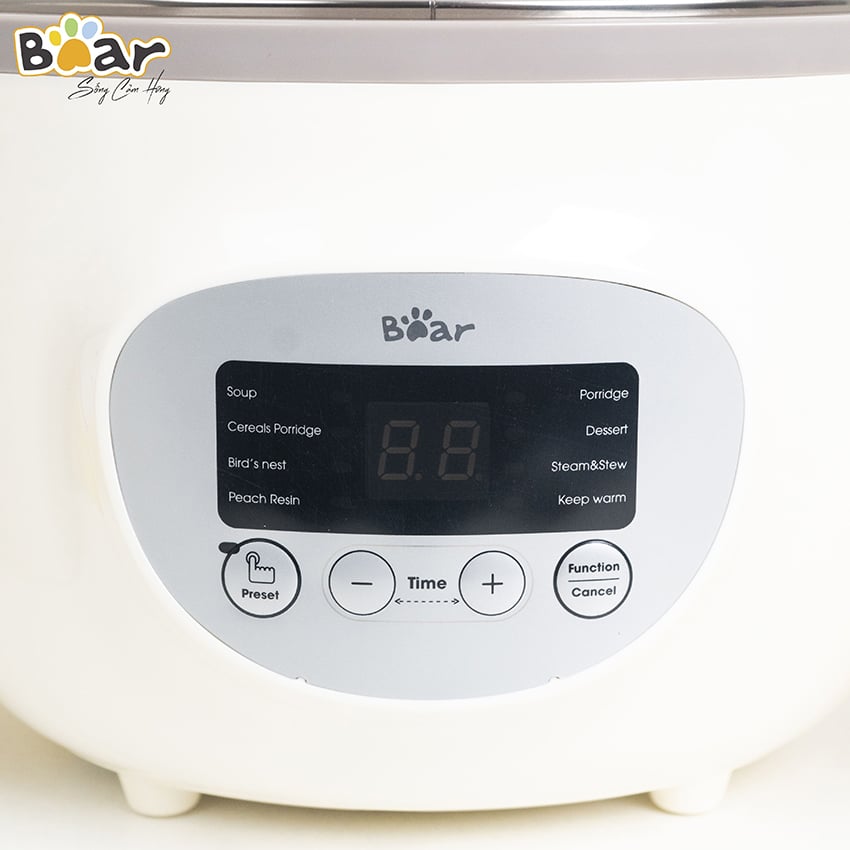 Nồi nấu chậm Bear SUBE002 1,6L (kem)