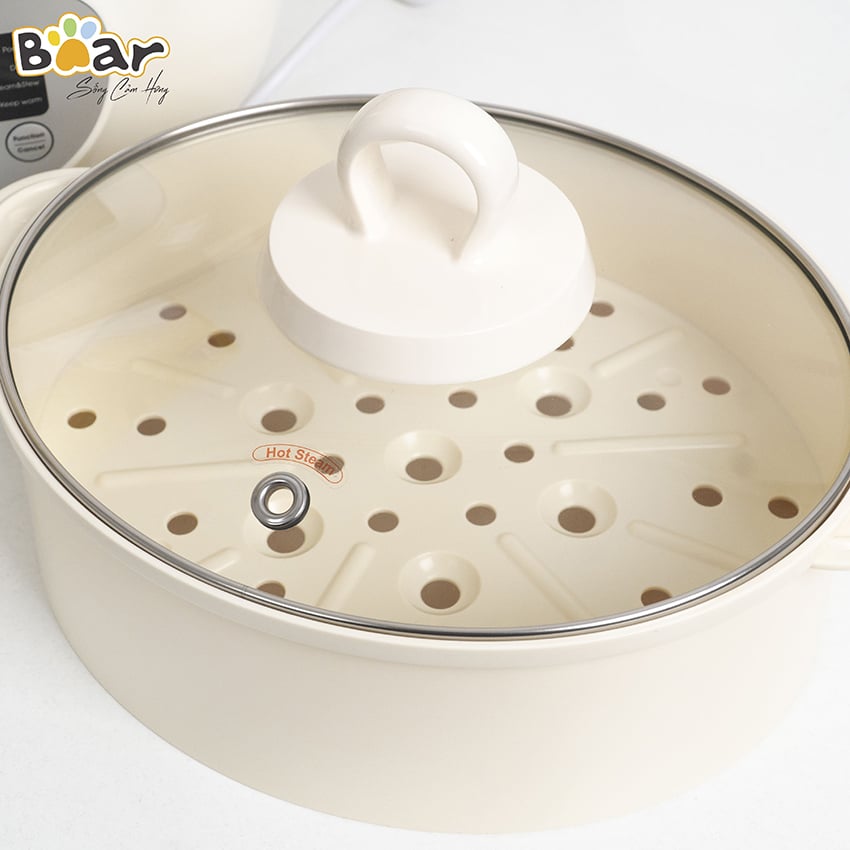 Nồi nấu chậm Bear SUBE002 1,6L (kem)