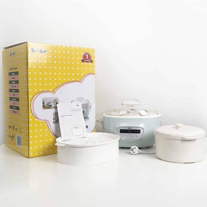 Nồi nấu chậm Bear SUBE003 (2,5 lít)