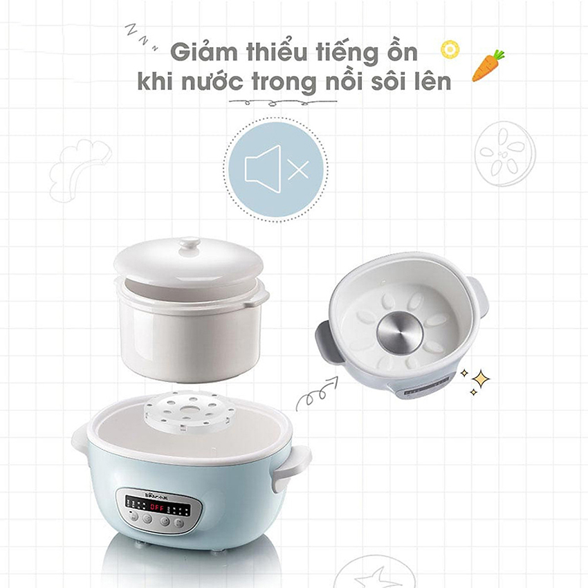 Nồi nấu chậm Bear SUBE003 (2,5 lít)