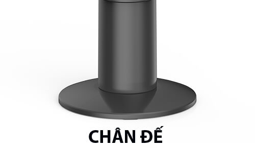 Quạt Tháp Không Cánh Cao Cấp Xoay 90 Độ Điều Khiển Từ Xa Panworld Thái Lan PW-8207 (B-W)