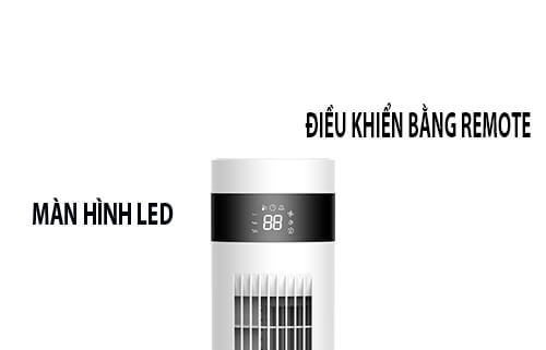 Quạt Tháp Không Cánh Cao Cấp Xoay 90 Độ Điều Khiển Từ Xa Panworld Thái Lan PW-8207 (B-W)