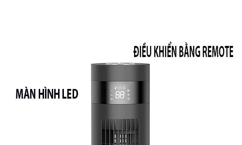 Quạt Tháp Không Cánh Cao Cấp Xoay 90 Độ Điều Khiển Từ Xa Panworld Thái Lan PW-8207 (B-W)