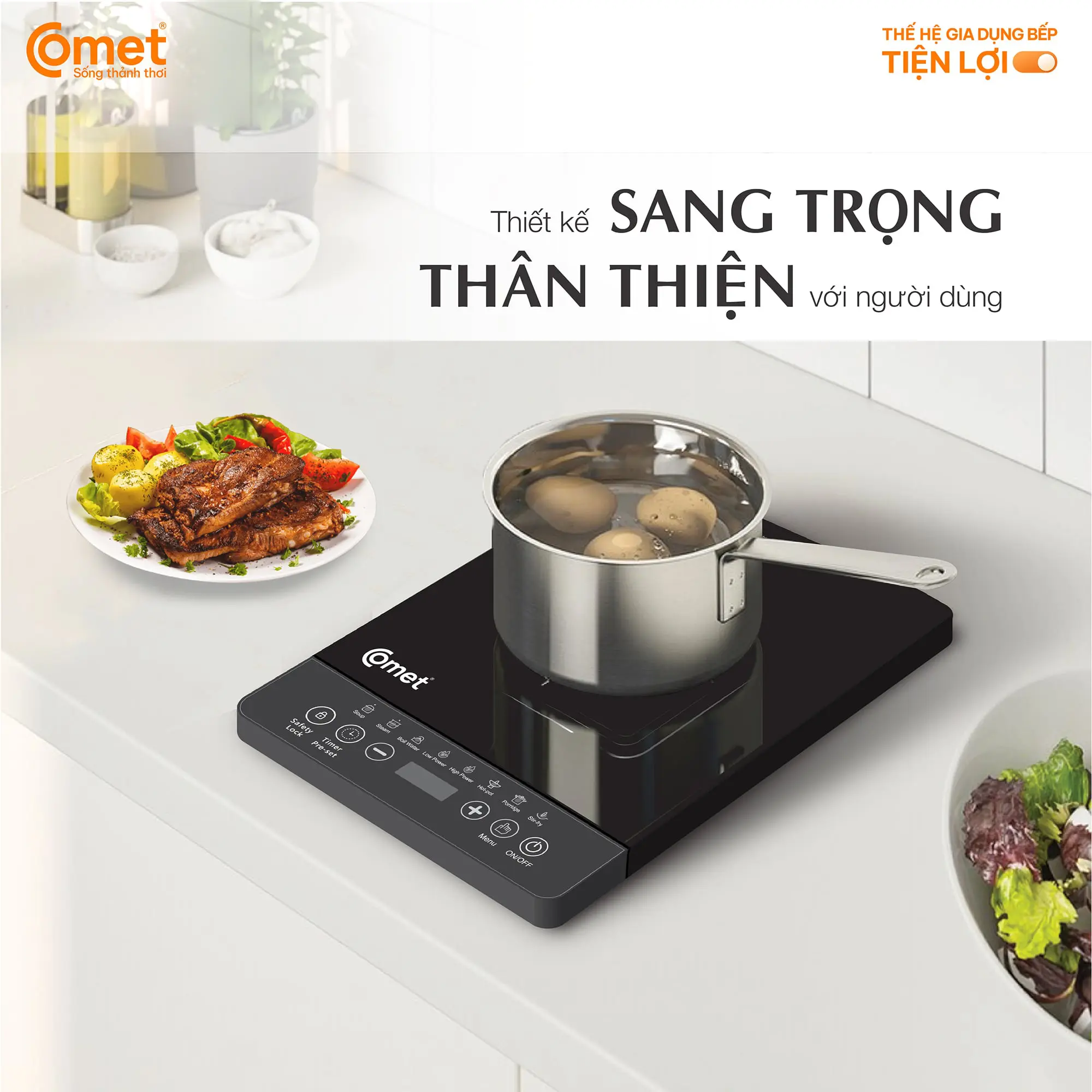 BẾP TỪ ĐƠN COMET CM5415