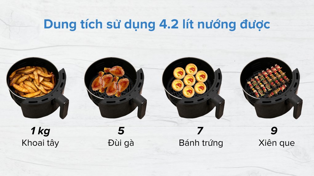 Nồi chiên không dầu Tefal EY201815 4.2 lít