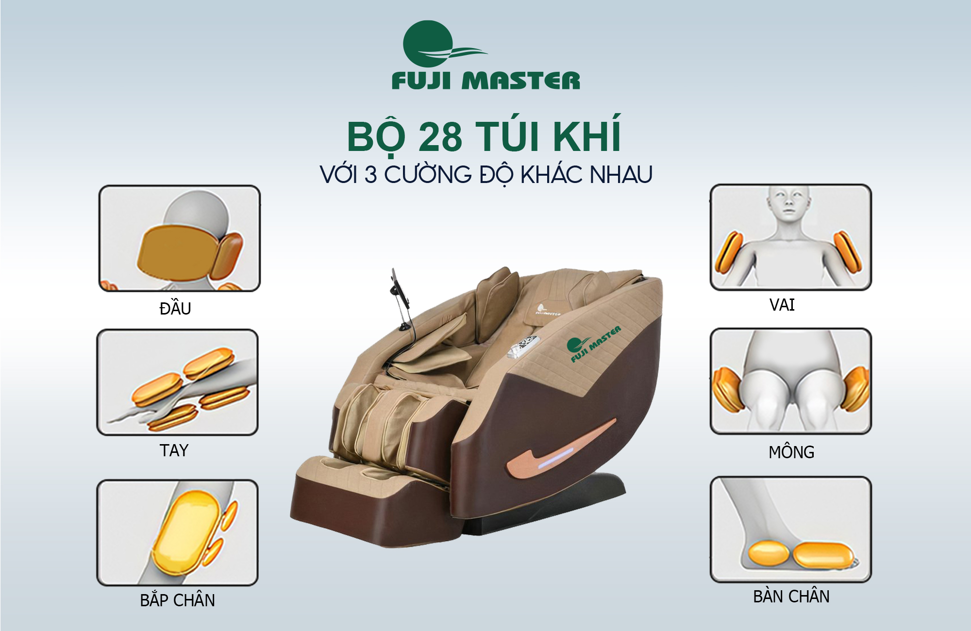 Ghế Massage toàn thân Fuji Master FJM-2164
