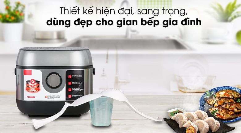 Nồi cơm điện tử cao tần Toshiba RC-10IP1PV