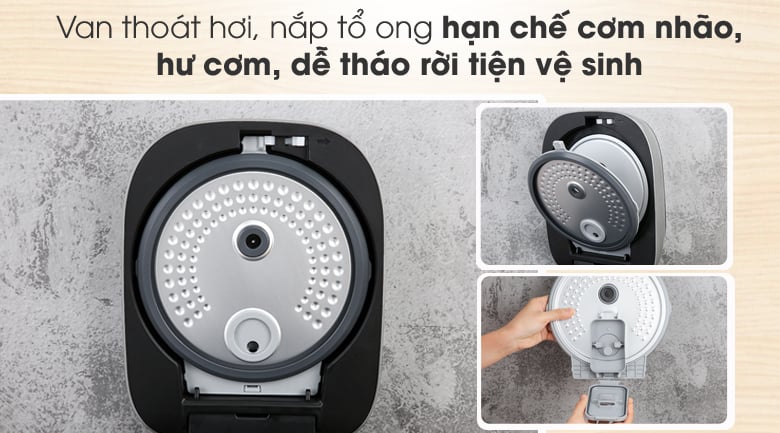 Nồi cơm điện tử cao tần Toshiba RC-10IP1PV