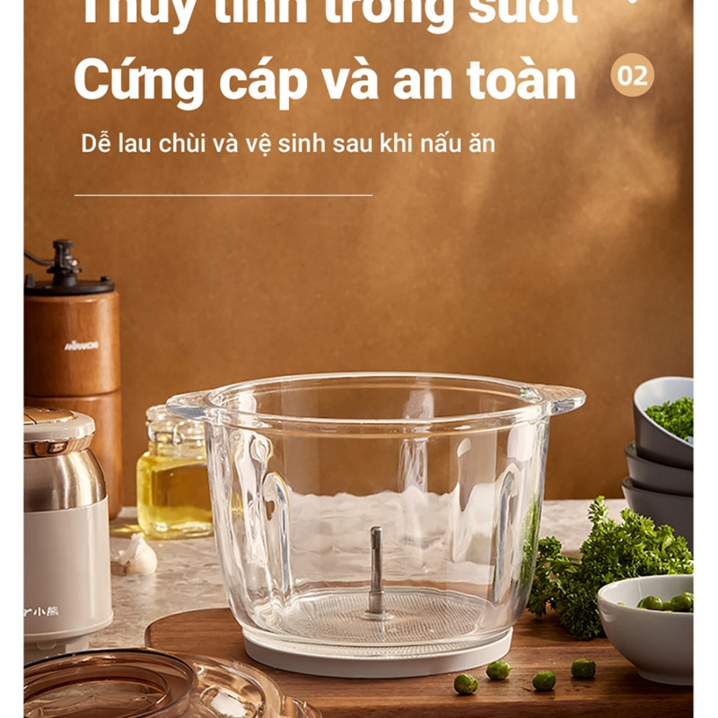 Máy xay thực phẩm đa năng Bear QSJ-D03D7