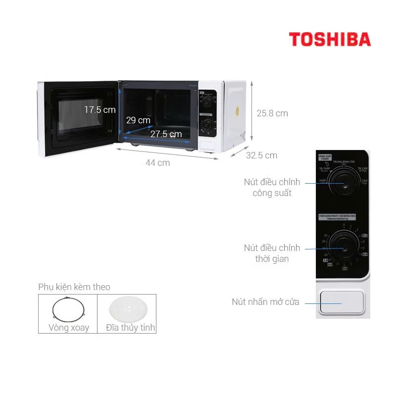 Lò vi sóng Toshiba ER-SM20(W1)VN