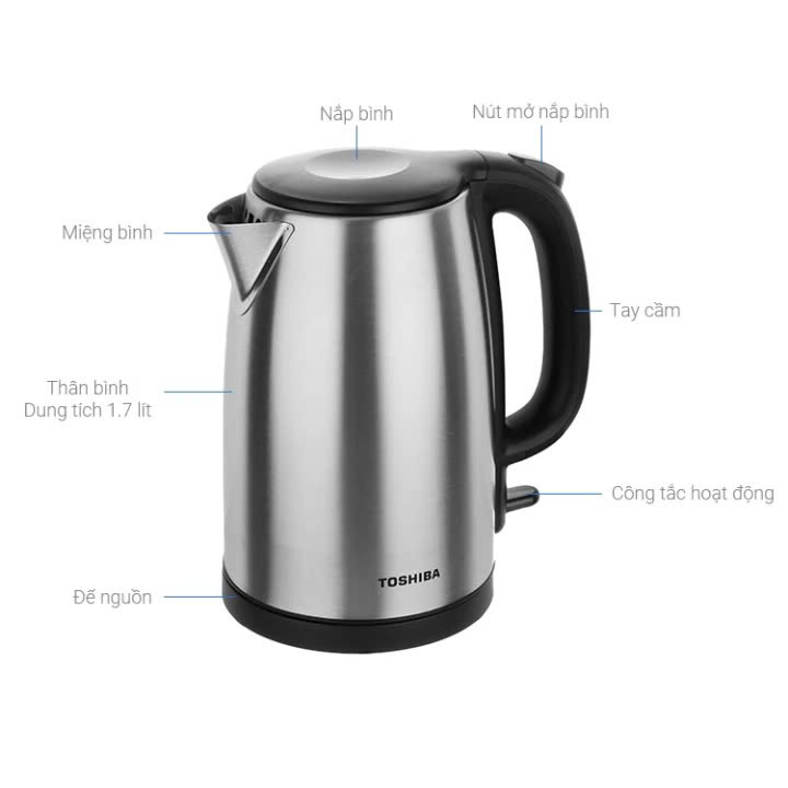 Ấm siêu tốc Toshiba KT-17SH2NV