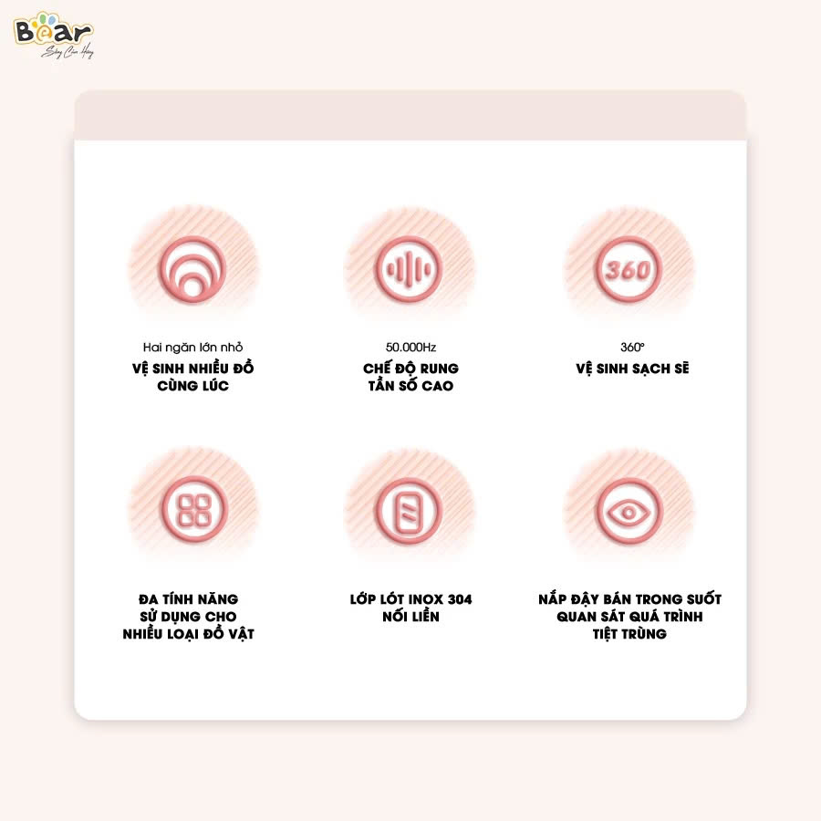 Máy rung làm sạch trang sức bằng sóng âm SB-MR038