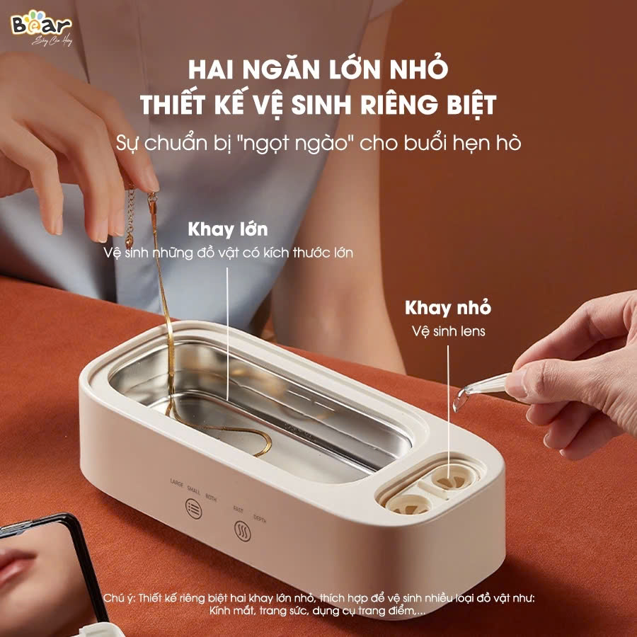Máy rung làm sạch trang sức bằng sóng âm SB-MR038