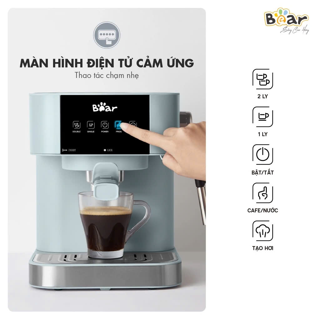 Máy pha cà phê Epresso Bear CF-B15V1 (1,5 lít)