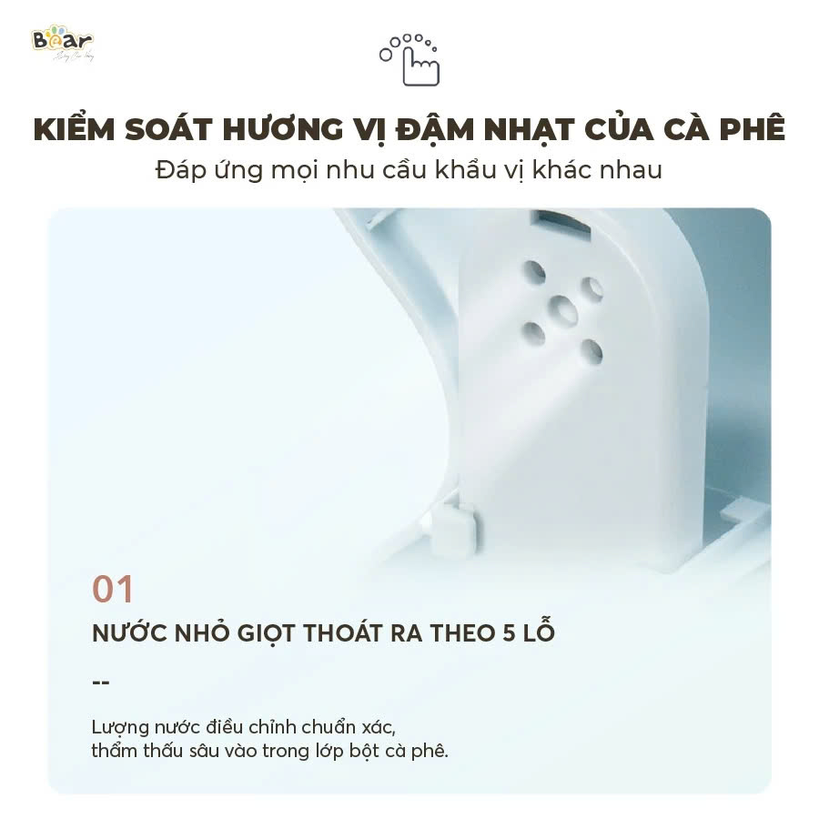 Máy pha cà phê mini Bear SB-CF06A