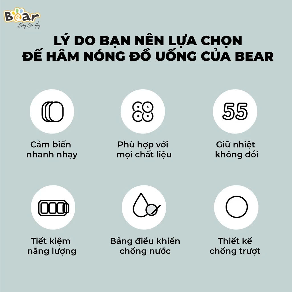 Đế làm nóng đồ uống Bear DRBD-C16J5