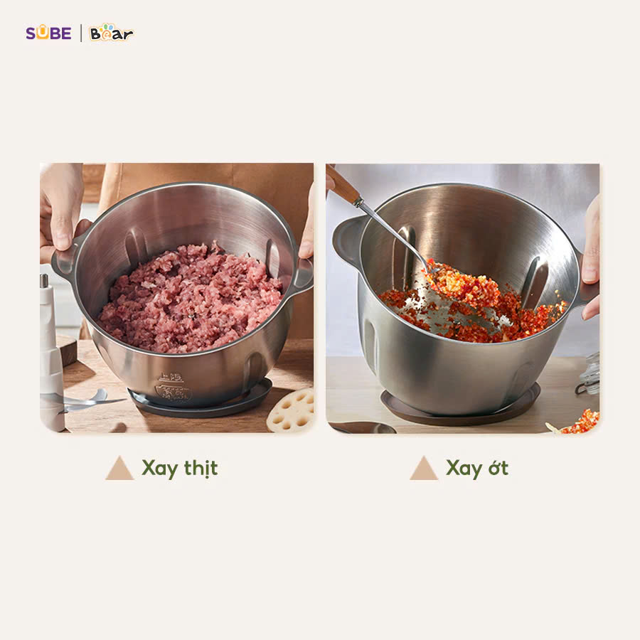 Máy xay thịt Bear CH-4H03F (1,8 lít)